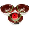 Festive Productions Robin Trio Ciotola per Snack, Multicolore