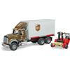 BRUDER Mack Truck Camion Ups Portacontainer Con Muletto - Bruder 02828 - REGISTRATI! SCOPRI ALTRE PROMO