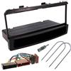 Sound Way Sound-way Kit Montaggio Autoradio, Mascherina 1 DIN,Cavo Adattatore Connettore ISO, Adattatore Antenna, Chiavi di Smontaggio compatibile con Ford Focus, Fiesta, Mondeo, Escort, Transit