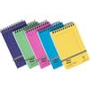 Clairefontaine 4937Z - Confezione da 10 blocchetti a spirale con pagine a righe rimovibili, 10,2 x 15,2 cm, 200 pagine a righe staccabili, copertina lucida colore casuale