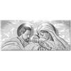 Lupia Quadro moderno Stampa su Tela tema sacra famiglia CANVAS WORLD 52x122 cm THE KISS SHABBY GREY