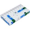 umei Trasparente T-Type Multi-funzionale Livello Bolla Bidirezionale Livello con Magnete Scala Dimensioni 95x51x13mm(Blu)