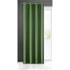 Eurofirany Rita Tenda Liscia Semplice Monocolore - 8 Occhielli Moderni, Camera da Letto, Soggiorno, Salone, cameretta dei Bambini, 1 Pezzo, Poliestere, Verde Scuro, 140 x 250 cm