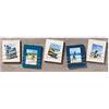 walther design cornice blu 5X 8x11 cm Galleria in legno con cordino come portafoto, La Casa YO581L