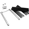 GFTIME 69785 45.72CM Bruciatore in Acciaio Inossidabile e 7635 38.9CM in Porcellana Barre Flavorizer Sostituzione per Weber Spirit E210, S210, E220, S220 Griglie a Gas(con comandi Frontali).