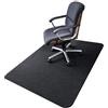 ACMOMO 90 x 120 cm - Tappetino per sedia da ufficio, versione migliorata, per scrivania, a pelo basso, per pavimenti in legno duro, sedia protettiva multiuso per la casa (Bianco)