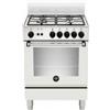 Bertazzoni La Germania AMN654GBV Cucina Gas 4 Fornelli con Forno a Gas da 60 cm Bianco