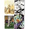 Cartoline da Darkwood: 4 cartoline di ZAGOR (3) e Tex (1) Lotto completo