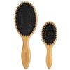 BESTOOL Set di spazzole per capelli con setole di cinghiale con perno districante in nylon, spazzole per capelli da casa e da viaggio per districante capelli bagnati o asciutti, massaggio, lucentezza