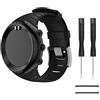 TOPsic Cinturino Compatibile con Suunto Core, Braccialetto di Ricambio in TPU Morbido con Gancio Metallico per Smart Watch