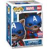 Funko POP! Marvel: Year Of The Shield - Captain America Capwolf - Marvel Comics - Exclusivité Amazon - Figurine en Vinyle à Collectionner - Idée de Cadeau - Produits Officiels