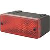 HELLA 2NE 006 609-001 Retronebbia, Alogeno, 12V, Montaggio, esterno, colore diffusore luce rosso, Spina Spina piatta, Dx/Sx