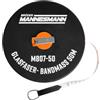 Mannesmann (6) Cinta metrica con cinta de vibra-vidrio, 50 m