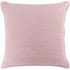 Douceur d'Intérieur Federa per cuscino + inserto 60 x 60 cm, in microfibra, bicolore mello-chic rosa/bianco