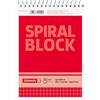 Baier & Schneider Brunnen 1055372 - Blocco a spirale, formato A6, a quadretti, 50 fogli, 60 g/m²