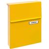 ARREGUI Line E6808 Cassetta Postale Individuale in Acciaio, Cassetta della Posta da Parete, Con Serratura Coperta, Dimensione S (DIN A5), Facile da Montare, Giallo