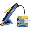 Rapid EG Pen Incollatrice a caldo per stick da 7 mm. Incollatrice con 36 stick di colla a caldo Trasparente universale per lavori manuali, decorazioni e piccole riparazioni