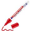 Edding 4095 Marcatore a gesso - Rosso - Blister 1 pz. - Punta tonda 2-3 mm - Pennarello con punta media per lavagne, finestre, vetro, specchi - Pennarello a gesso liquido - Coprente - Opaco