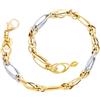 Gioielleria Lucchese Oro Bracciale Donna in Oro giallo e bianco 241496