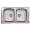 Glem Gas - Lavello Lineare Gl286ix 2 Vasche-inox