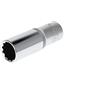 GEDORE Red Inserto Chiave a Bussola Lunga, Attacco 1/2 pollici, 12.5 mm, Bocca Dodecagonale, Chiave a Bussola 19 mm, Utensile, R61101914, Acciaio