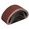 Sruhrak Nastri Abrasivi 75 x 457 mm - Grane 40 Carta Abrasiva per Levigatrice a Nastro, per Levigare,Limare,Affilare e Rimuovere Metallo/Legno (8 Pezzi)