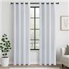MRTREES 2 Pezzi Tende Oscuranti per Interni Isolanti Termiche con Occhielli Moderne Tende Coprenti Tinta Unita per Camera da Letto e Soggiorno Elegante 140x225 CM Grigio Perla