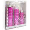 abril et nature - Set di Cura Capillare Professionale Anti-Frizz - Idrata e Mantiene i Capelli Lisci - Pack Shampoo, Maschera e Siero per Capelli Crespi - Capelli Più Morbidi e Brillanti - 550 ml