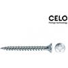 CELO FIXINGS TECHNOLOGY 200 Viti 4x30 svasate per legno pozidriv PZ2 in acciaio zincato VELOX