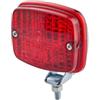 HELLA 2NE 003 030-151 Retronebbia, Alogeno, 12/24V, Montaggio, esterno, colore diffusore luce rosso, Spina Spina piatta, Sx/Dx