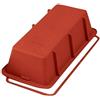 Silikomart Professional loaf Tin with Safe Ring SFT330, Silicone, Terracotta, 26 x 10 x 7 cm