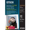 Epson Premium Glossy Photo Paper - 10x15cm - 40 Fogli - C13S042153