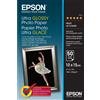 Epson Ultra Glossy Photo Paper - 10x15cm - 50 Fogli - C13S041943