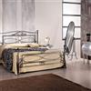ARREDAMENTO PARI Letto matrimoniale Muse in ferro battuto prodotto artigianalmente