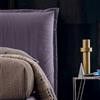 ARREDAMENTO PARI Letto Perry matrimoniale in tessuto o ecopelle, completamente sfoderabile