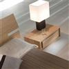 Domus Artis Comodino 1 cassetto in legno rovere