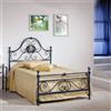 Arredamento Pari Letto a una piazza e mezza Emmy in ferro battuto prodotto artigianalmente