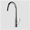 Gessi Rubinetto miscelatore Proton monocomando con canna girevole e doccetta estraibile 17153 - di Gessi