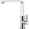 Gessi Rubinetto miscelatore Helium 17015 monocomando con canna girevole e doccetta estraibile - di Gessi