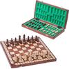 SQUARE GAME SQUARE - Scacchi in legno - JUPITER - 40 x 40 cm - Scacchiera & Pezzi degli scacchi appesantiti! - Stuanton 4