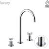 Newform - Blink LUXURY miscelatore Gruppo lavabo 3 fori BOCCA ALTA - 70902