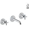 Newform - Blink Parte esterna Gruppo lavabo 3 fori a parete - 70820