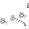 Newform - Blink Parte esterna Gruppo lavabo 3 fori a parete - 70822