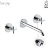 Newform - Blink Luxury Parte esterna Gruppo lavabo 3 fori a parete - 70922
