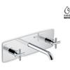 Newform - Blink Parte esterna Gruppo lavabo 3 fori a parete [piastra singola] - 70821