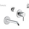 Newform - Blink Luxury Gruppo lavabo completo a parete - 70928+27852