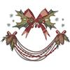 Sizzix Set di Fustelle Thinlits 10 pz Decorazioni Natalizie, Deck The Halls, Colorize by Tim Holtz, Multicolore, taglia unica