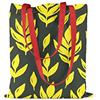 Bonamaison, 100% Cotone Borsa Tote Stampata, Borsa Della Spesa Riutilizzabile, Borsa Della Spesa, Ecologica, Borsa in Tela Con Manici Rossi, 34X40 Cm - Progettata E Prodotta in Turchia
