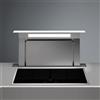 Falmec Cappa cucina WORKTOP 120 - BIANCO Design+ Cappa downdraft cm 120 - inox e vetro bianco