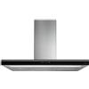 FALMEC LUCE Design Cappa parete cm 90 - acciaio inox / vetro nero - motore 800 m3/h